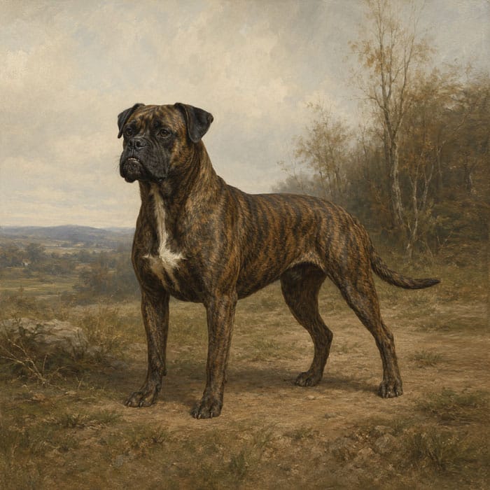 Brabant Bullenbeisser, an illustration of the British dog breed
