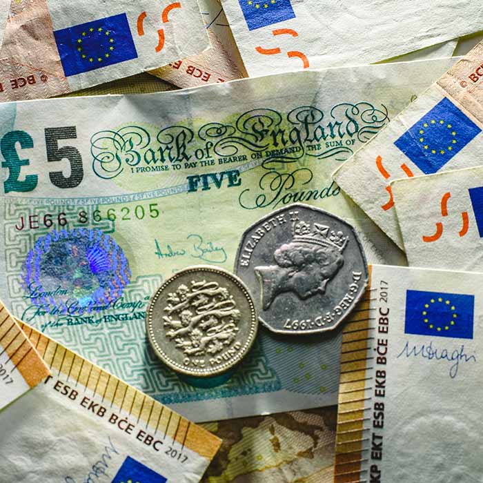banknotes and coins