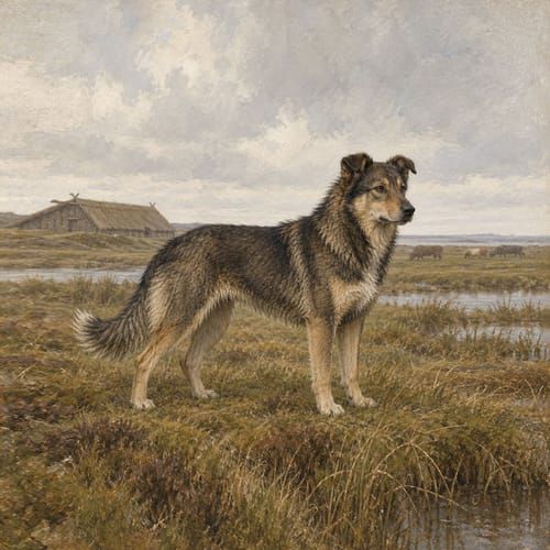 Continental Germanic herding dogs, an illustration of the British dog breed