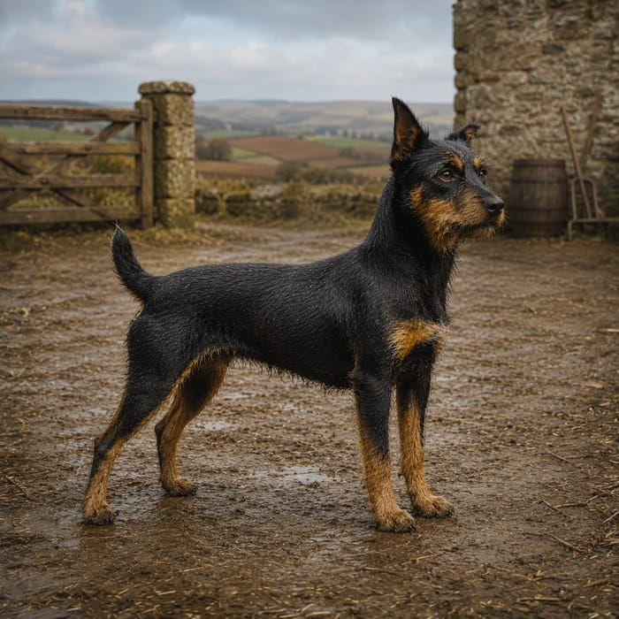 Old British ratting terriers