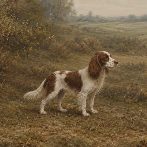 Old Toy Spaniels, an illustration of the British dog breed