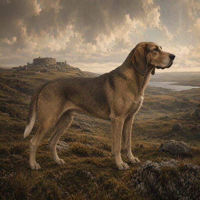 Celtic Scent Hound, an illustration of the British dog breed
