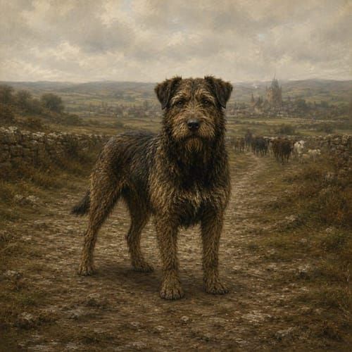 Drover's Dog, an illustration of the British dog breed