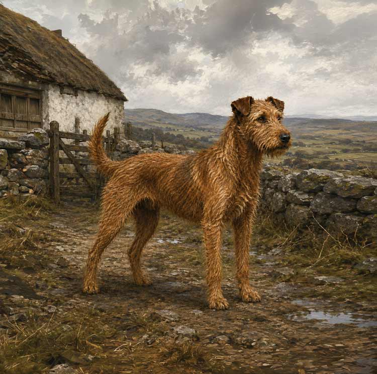 Native Irish terriers
